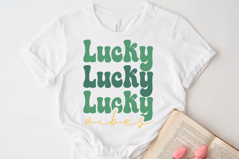 St. Patrick's Day PNG Sublimation, Lucky vibes SVG FiveStarCrafting 
