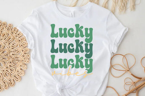 St. Patrick's Day PNG Sublimation, Lucky vibes SVG FiveStarCrafting 