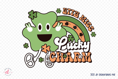St. Patrick's Day Retro Sublimation PNG Sublimation CraftLabSVG 