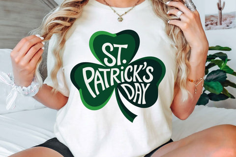 St Patricks Day Shamrock PNG Shamrock Sublimation Design Sublimation Regulrcrative 