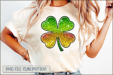 St Patricks Day Shamrock PNG Sublimation Shetara Begum 