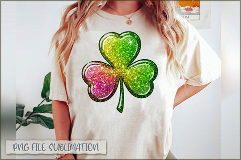 St Patricks Day Shamrock PNG Sublimation Shetara Begum 