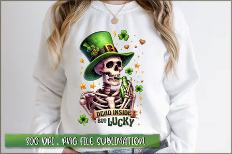 St Patrick's Day Skeleton Sublimation Bundle Sublimation Shetara Begum 