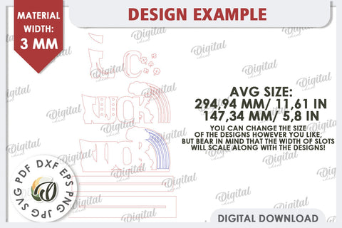 St Patrick's Day Stand Decor Laser Cut. Lucky Charm SVG SVG Evgenyia Guschina 