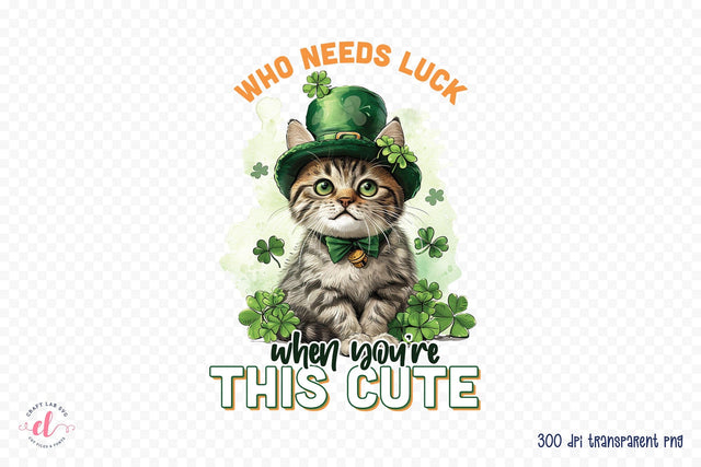 St. Patrick's Day Sublimation Design Sublimation CraftLabSVG 