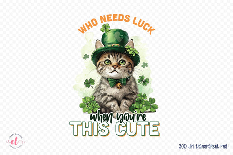 St. Patrick's Day Sublimation Design Sublimation CraftLabSVG 