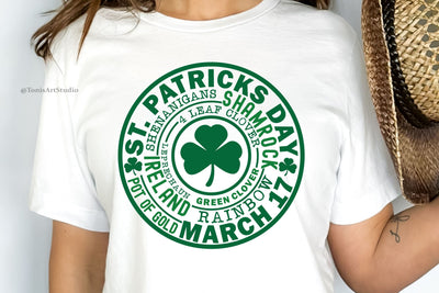 St. Patrick's Day Subway Art SVG | Cut Files | Irish Svg SVG TonisArtStudio 