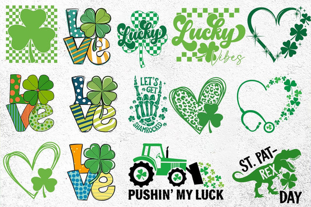 St. Patrick's Day SVG Bundle, St Patrick's Day Quotes, Gnome SVG, Rainbow svg, Lucky SVG, St Patricks Day Rainbow, Shamrock Svg SVG DesignDestine 