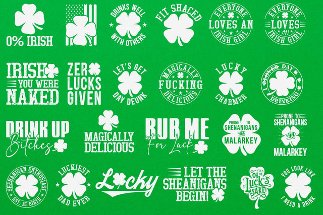 St. Patrick's Day SVG Bundle, St Patrick's Day Quotes, Gnome SVG, Rainbow svg, Lucky SVG, St Patricks Day Rainbow, Shamrock Svg SVG DesignDestine 