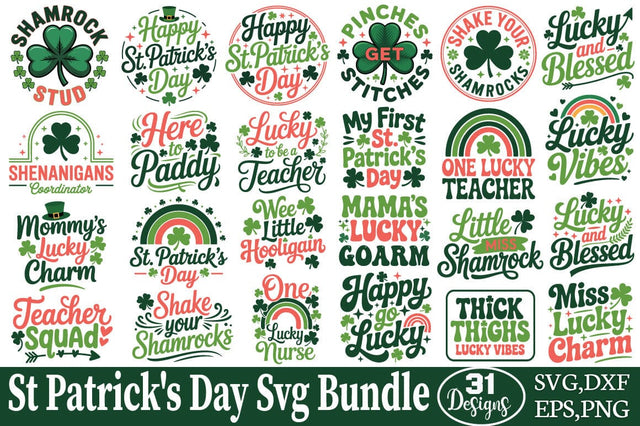 St Patrick's Day Svg Bundle SVG Angelina750 
