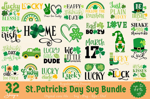 St Patrick's Day Svg Bundle SVG Regulrcrative 
