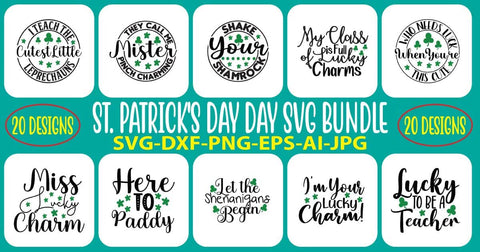 St Patricks Day SVG Bundle SVG Syaman 