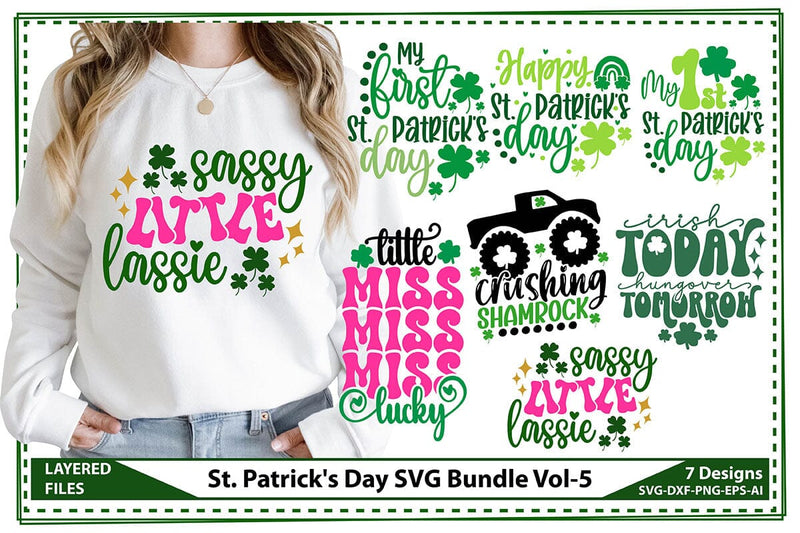 St. Patrick's Day SVG Bundle Vol-5 SVG shah alam 