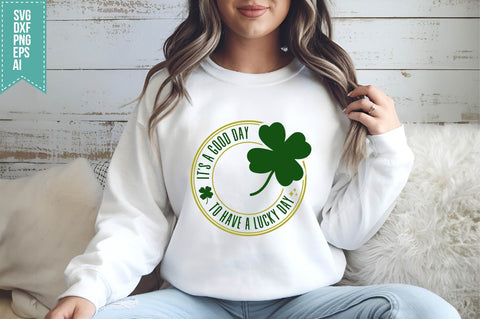 St. Patrick's Day Svg, Lucky Shamrock Shirt Design SVG shah alam 