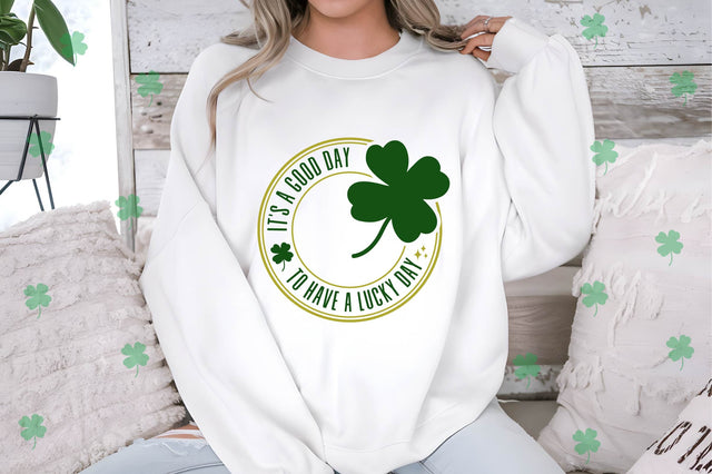 St. Patrick's Day Svg, Lucky Shamrock Shirt Design SVG shah alam 