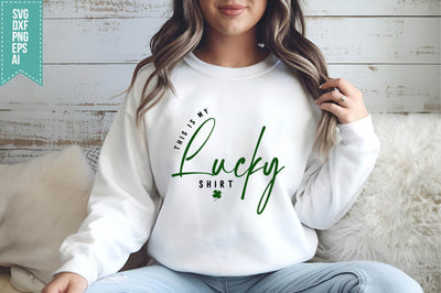 St. Patrick's Day Svg, Lucky Shamrock Shirt Design SVG shah alam 