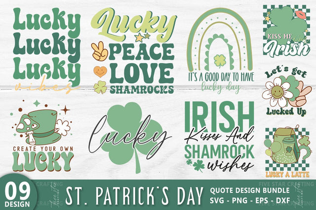 St. Patrick's Day SVG, Png Bundle, Irish SVG, Lucky Bundle SVG FiveStarCrafting 