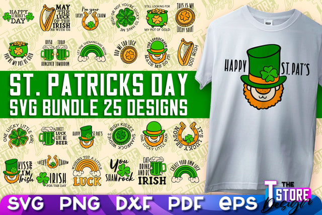 St. Patrick’s Day SVG | SVG Design | T-shirt Design SVG The T Store Design 