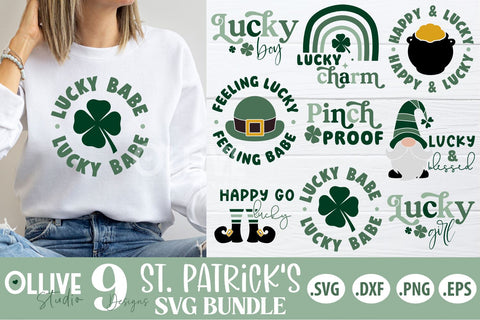 St. Patrick's Day SVGs Bundle SVG Ollive Studio 