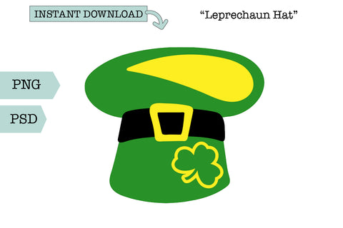 St. Patrick's Day SVG/Sublimation- Leprechaun Hat SVG Sharia Morton Designs 
