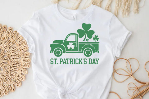 St patricks Day Truck, St patrick's Day Quote SVG Tshirt Design, Irish svg SVG FiveStarCrafting 