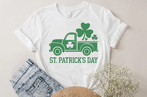 St patricks Day Truck, St patrick's Day Quote SVG Tshirt Design, Irish svg SVG FiveStarCrafting 