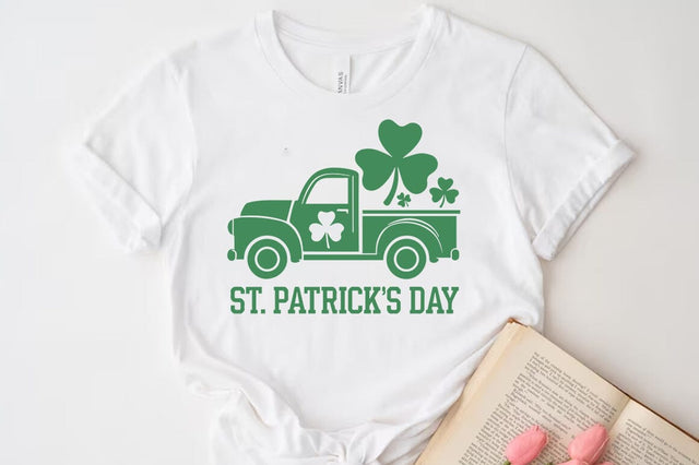 St patricks Day Truck, St patrick's Day Quote SVG Tshirt Design, Irish svg SVG FiveStarCrafting 