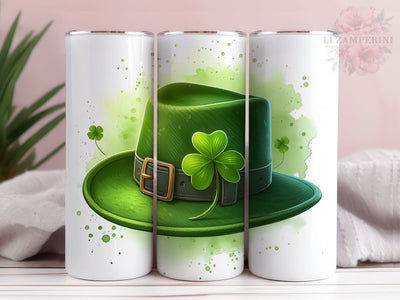St. patricks Day tumbler png, St Patricks Hat Glitter Tumbler Png, St Patty Day Tumbler Wrap, Straight & Tapered Tumbler Wrap, Instant Digital Download Sublimation Li Zamperini 
