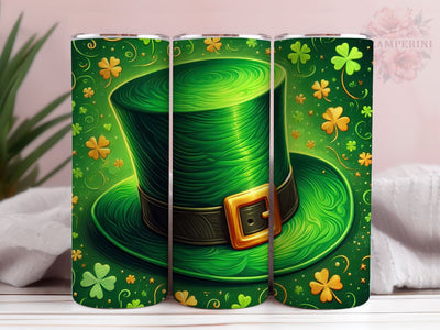 St. patricks Day tumbler png, St Patricks Hat Glitter Tumbler Png, St Patty Day Tumbler Wrap, Straight & Tapered Tumbler Wrap, Instant Digital Download Sublimation Li Zamperini 
