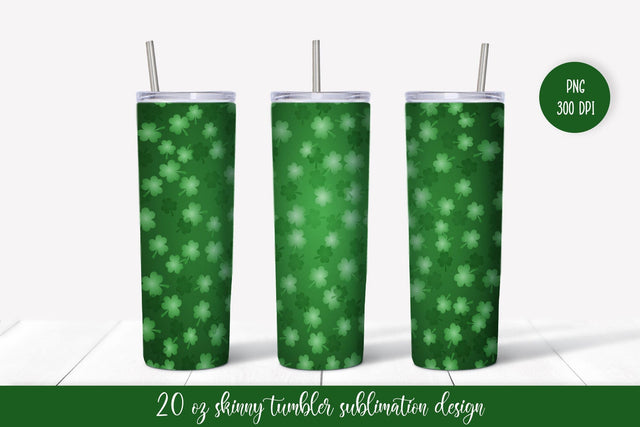 St. Patrick’s Day Tumbler Sublimation. Green Tumbler Wrap Sublimation LaBelezoka 