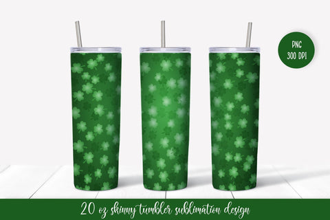 St. Patrick’s Day Tumbler Sublimation. Green Tumbler Wrap Sublimation LaBelezoka 