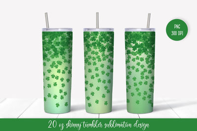 St Patrick’s Day Tumbler Sublimation Wrap Sublimation LaBelezoka 