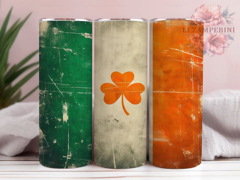 St. Patrick's Day Tumbler Wrap, Lucky Irish Clover Design, Shamrock Tumbler Wrap, 20oz Sublimation Wrap, Irish Holiday Drinkware, Digital Download Tumbler, Clover Art Sublimation Li Zamperini 