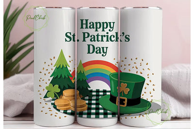 St. Patrick's Day Tumbler Wrap PNG Sublimation PixelChick 