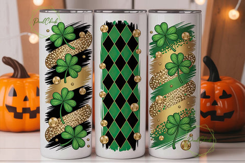 St. Patrick's Day Tumbler Wrap PNG Sublimation PixelChick 