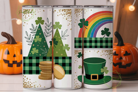 St. Patrick's Day Tumbler Wrap PNG Sublimation PixelChick 