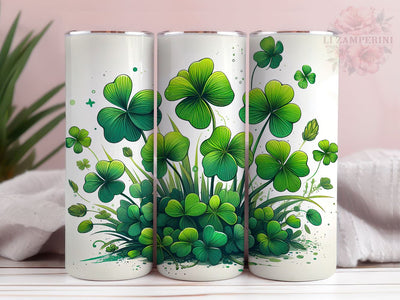 St Patrick’s Day Tumbler Wrap, Shamrock Sublimation, Clover Sublimation, Straight & Tapered Tumbler Wrap, Instant Digital Download Sublimation Li Zamperini 