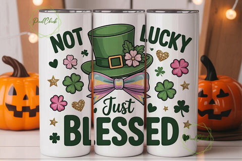 St. Patrick's Day Tumbler Wrap Sublimation PixelChick 