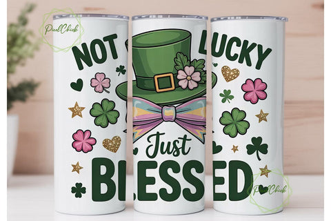 St. Patrick's Day Tumbler Wrap Sublimation PixelChick 