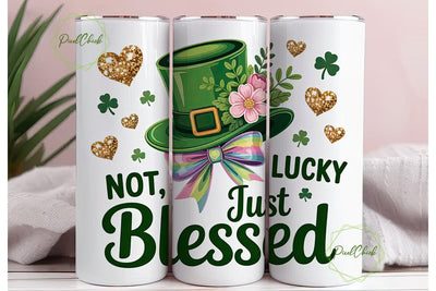 St. Patrick's Day Tumbler Wrap Sublimation PixelChick 