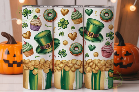 St. Patrick's Day Tumbler Wrap Sublimation PixelChick 