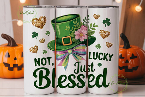 St. Patrick's Day Tumbler Wrap Sublimation PixelChick 
