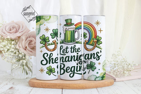 St. Patrick's Day Tumbler Wrap Sublimation sassyprint 