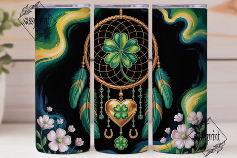 St. Patrick's Dreamcatcher 20oz Tumbler Sublimation sassyprint 