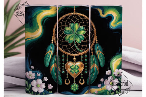 St. Patrick's Dreamcatcher 20oz Tumbler Sublimation sassyprint 