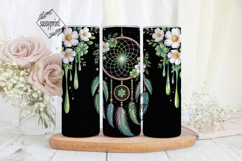 St. Patrick's Dreamcatcher 20oz Tumbler Sublimation sassyprint 