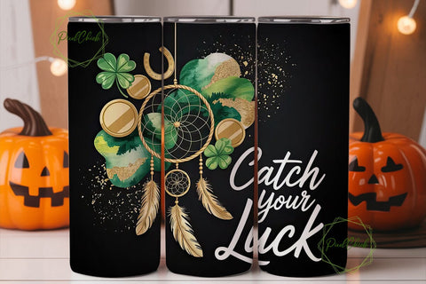 St. Patrick's Dreamcatcher Tumbler Wrap Sublimation PixelChick 