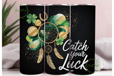 St. Patrick's Dreamcatcher Tumbler Wrap Sublimation PixelChick 