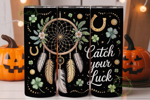 St. Patrick's Dreamcatcher Tumbler Wrap Sublimation PixelChick 