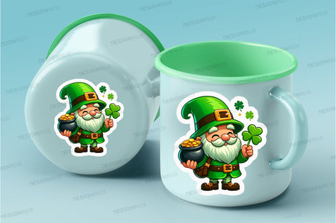St patricks gnome Sticker Design Sublimation Regulrcrative 